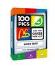 Picture of 100 PICS Logos Travel Game - Guess 100 Logos | Flash Cards with Slide Reveal Case | Card Game, Gift, Stocking Stuffer | Hours of Fun for Kids and Adults | Ages 6+