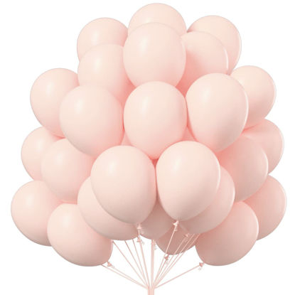 Picture of PartyWoo Pink Balloons, 50 pcs 12 Inch Pale Pink Balloons, Latex Balloons for Balloon Garland or Balloon Arch as Party Decorations, Birthday Decorations, Wedding Decorations, Baby Shower Decorations