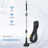 Picture of Bingfu Dual Band WiFi 2.4GHz 5GHz 5.8GHz 9dBi Magnetic Base MIMO RP-SMA Male Antenna 4-Pack for WiFi Router Wireless Network Card USB Adapter Security IP Camera