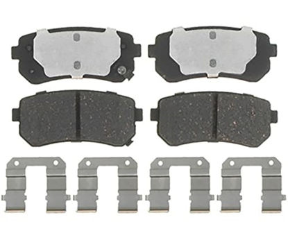 Picture of Raybestos Premium Element3 EHT™ Replacement Rear Brake Pad Set for Select Hyundai Accent/Elantra/Sonata/Tucson and Kia Forte/Rio/Sportage Model Years (EHT1157H)