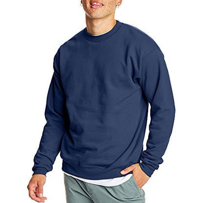 Picture of Hanes Men's EcoSmart Sweatshirt, Navy, Medium