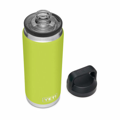 Picture of YETI Rambler 26 oz Bottle, Vacuum Insulated, Stainless Steel with Chug Cap, Chartreuse