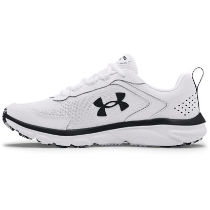 Picture of Under Armour mens Charged Assert 9 Running Shoe, White/Black, 10.5 US