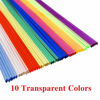 Picture of 20 Mixed Colors 2.85mm 3D Printing Pen Filament Refill, Each 0.3 Meter, Each Color 5pcs, Total 100pcs 30 Meters PLA Plastics, Support for 3Doodler Create 3D Pen, with Extra Gift 2 Finger Caps