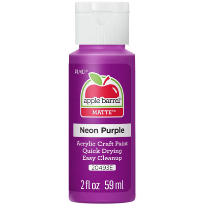 Picture of Apple Barrel Acrylic Paint in Assorted Colors (2 Ounce), 20493 Neon Purple