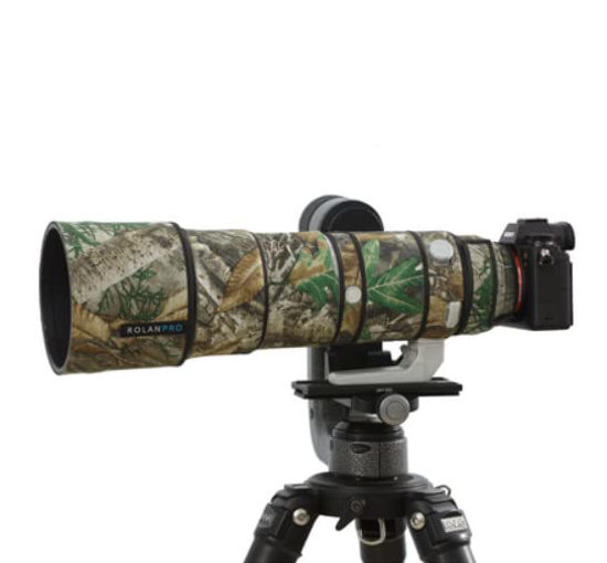 Picture of ROLANPRO Waterproof Lens Cover Camouflage Rain Cover for Sony FE 200-600mm F5.6-6.3 G OSS Lens Protective Case Guns Clothing-#27 Jungle Waterproof