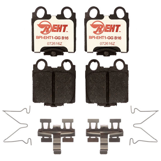 Picture of Premium Raybestos Element3 EHT™ Replacement Rear Brake Pad Set for Select Lexus GS300/GS400/GS430/IS300/SC430 Model Years (EHT771H)