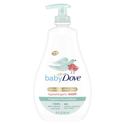 Picture of Baby Dove Sensitive Moisture Tip to Toe Wash and Shampoo, 20 Fl Oz (Pack of 4)