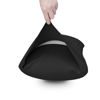 Picture of Stretch Toddler Pillowcases - Jersey Knit Travel Pillow Cases to Fit Pillows Sized 12x16, 13x18 or 14x20, Ultra Soft Envelope Closure Small Pillowcases Set of 2, Black