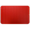 Picture of MicoYang Silicone Dish Drying Mat for Multiple Usage,Easy clean,Eco-friendly,Heat-resistant Silicone Mat for Kitchen Counter or Sink,Refrigerator or Drawer Liner Red XXXL 28 inches x 18 inches