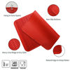 Picture of MicoYang Silicone Dish Drying Mat for Multiple Usage,Easy clean,Eco-friendly,Heat-resistant Silicone Mat for Kitchen Counter or Sink,Refrigerator or Drawer Liner Red XXXL 28 inches x 18 inches
