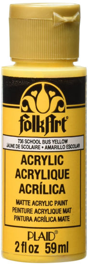 Picture of FolkArt Acrylic Paint in Assorted Colors (2 oz), 736, School Bus Yellow