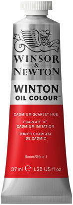 Picture of Winsor & Newton Winton Oil Color, 37ml (1.25-oz) Tube, Cadmium Scarlet Hue
