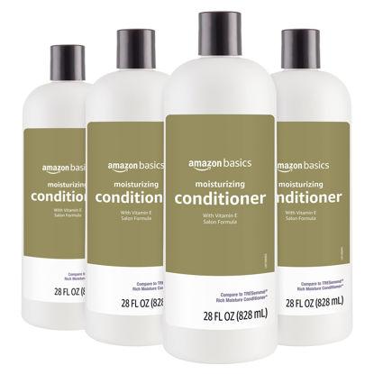 Picture of Amazon Basics Moisture Rich Conditioner, 28 Fl Oz (Pack of 4)