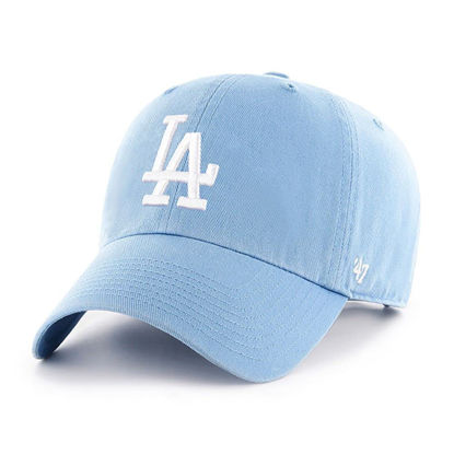 Picture of '47 Los Angeles Dodgers Clean Up Dad Hat Baseball Cap - Columbia Blue