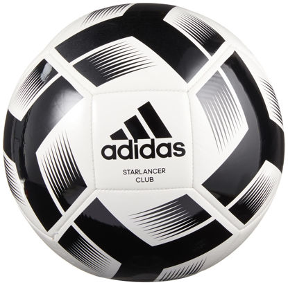 Picture of adidas Unisex-Adult Starlancer Club Ball, White/Black, 4