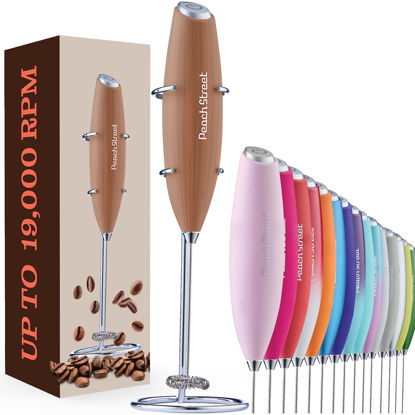 Milk Frother Handheld, Battery Operated Travel Coffee Frother Milk Foamer  Drink Mixer with 2 Stainless Steel Whisks for Hot Chocolate, Batteries  Included, Silver - Yahoo Shopping