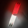 Picture of STARREY Reflective Tape Outdoor Red White 1 in X 75 FT Waterproof Self Adhesive DOT-C2 Trailer Safety Caution Reflector Dot Tape for Trucks Cars