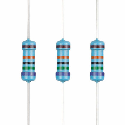 Picture of EDGELEC 100pcs 750K ohm Resistor 1/2w (0.5Watt) ±1% Tolerance Metal Film Fixed Resistor, Multiple Values of Resistance Optional