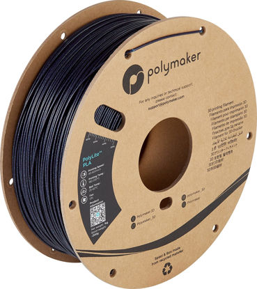 Picture of Polymaker Glitter PLA Filament 1.75mm Galaxy Blue PLA 3D Printer Filament 1kg - PolyLite 1.75 PLA Galaxy Blue Glitter Filament (0.6mm Nozzle Required)