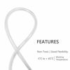 Picture of 100ft x 5/16’’ ID Clear Vinyl Tubing, Flexible Hybrid PVC Tubing Hose, Lightweight Plastic Tube UV Chemical Resistant Vinyl Hose, BPA Free and Non Toxic