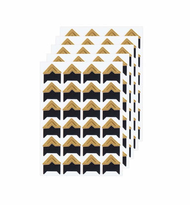 Picture of 360 Count Self-Adhesive Acid Free Photo Corners for Scrapbooks Memory Books (Gold)