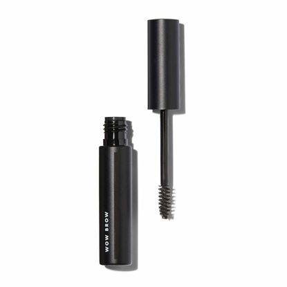 Picture of e.l.f, Wow Brow Gel, Volumizing, Buildable, Wax-Gel Hybrid, Creates Full, Voluminous-Looking Brows, Locks Brow Hairs In Place, Deep Brown, Fiber-Infused, 0.12 Oz