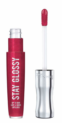 Picture of Rimmel Stay Glossy 6HR Lip Gloss, Grind Time, 0.18 Fl Oz (Pack of 1)