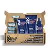 Picture of Dollar Shave Club | 4-Blade Ultimate Shave Bundle | Diamond Grip Club Series Razor Handle, 4-Blade Razor Cartridges, Prep Scrub 3oz, Shave Cream 6oz, Post Shave Dew 3.4oz
