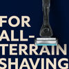 Picture of Dollar Shave Club | 4-Blade Ultimate Shave Bundle | Diamond Grip Club Series Razor Handle, 4-Blade Razor Cartridges, Prep Scrub 3oz, Shave Cream 6oz, Post Shave Dew 3.4oz