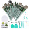 Picture of Makeup Brushes 30 Pcs Makeup Kit,Foundation Brush Eyeshadow Brush Make up Brushes Set (Green, 30 Piece Set Large)