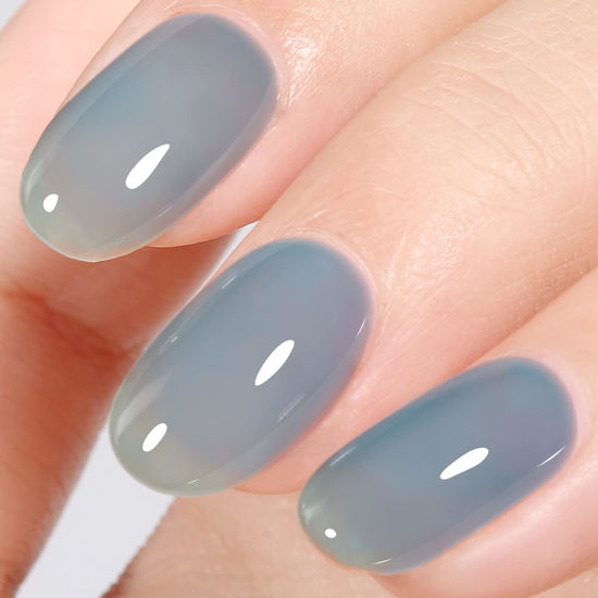 Steel blue acrylic | Nails, Vacation nails, Blue nails
