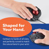 Picture of ELECOM DEFT Trackball Mouse, Wired, Finger Control, 8-Button Function with Smooth Tracking, Ergonomic Design, Windows11, macOS (M-DT2URBK)