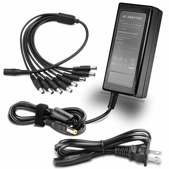 GetUSCart ARyee 12V 5A AC Adapter Charger Power Supply for Security