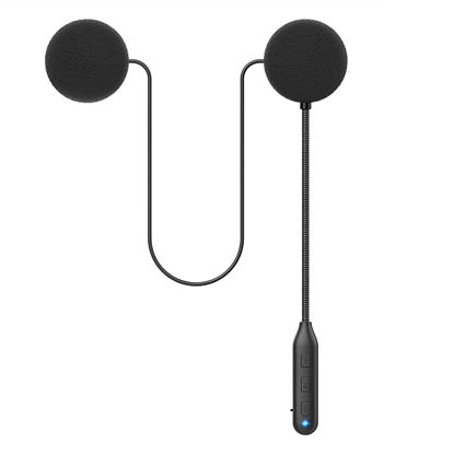 Picture of Motorcycle Bluetooth 5.2 Headphones Outdoor Helmet Earphone Bluetooth Stereo Music and Voice Microphone Soft Cable Earphone Motorcycle Helmet Intercom Headset Universal Helmet Audio System