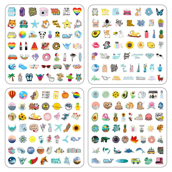 GetUSCart- Olansit 200 PCS Water Bottle Stickers for Kids Teens, Cute ...