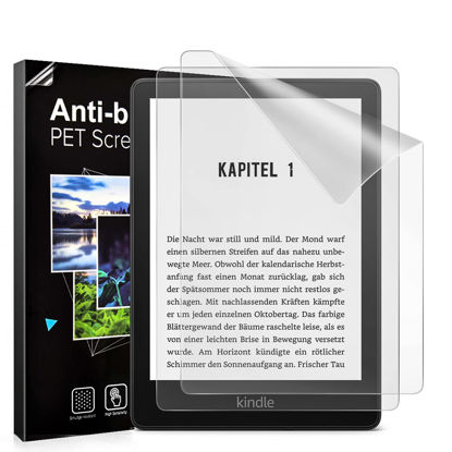Picture of (2-Pack) TiMOVO Screen Protector Compatible with Kindle Paperwhite 6.8-Inch(11th Generation,2021) and Kindle Paperwhite Signature Edition, Anti-Glare Scratch Resistant PET Screen Film Protector, Matte