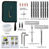 Picture of BETOOLL Tire Repair Kit, Tire Plug Kit with Plugs for Car, Motorcycle, Jeep, RV, ATV, SUV, Truck, Trailer, Tractor, Lawn Mower, Set of 44