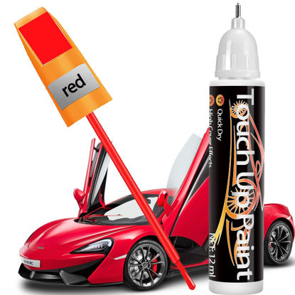 Picture of Red Car Paint, Quick And Easy Touch Up Paint for Cars, Two-In-One Automotive Paint Scratch Repair for Vehicles, Car Touch Up Auto Paint for Erase Car Scratches, Car Scratch Remover for Deep Scratches