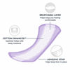 Picture of Amazon Basics Daily Pantiliner, Regular Length, Unscented, 300 Count (6 Packs of 50) (Previously Solimo)