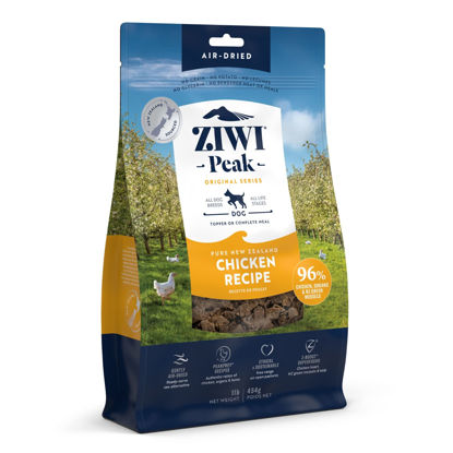 Picture of ZIWI Peak Air-Dried Dog Food - All Natural, High Protein, Grain Free and Limited Ingredient with Superfoods (Chicken, 1.0 lb)