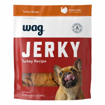 Picture of Amazon Brand - Wag Soft & Tender American Jerky Dog Treats - Turkey Recipe (24 oz)