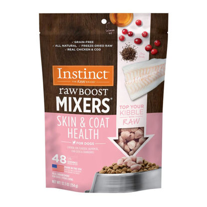 Picture of Instinct Raw Boost Mixers Freeze Dried Raw Dog Food Topper, Grain Free Dog Food Topper with Functional Ingredients 12.5 Ounce (Pack of 1)
