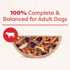 Picture of CESAR WHOLESOME BOWLS Adult Soft Wet Dog Food Toppers Beef, Chicken, Purple Potatoes & Carrots Recipe, (10) 3 oz. Bowls