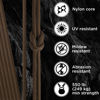 Picture of TECEUM Paracord Type III 550 Copper Brown - 100 ft - 4mm - Tactical Rope MIL-SPEC - Outdoor para Cord - Camping Hiking Fishing Gear - EDC Parachute Cord -Strong Survival Rope 015