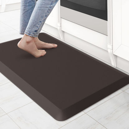 Picture of KitchenClouds Kitchen Mat Cushioned Anti Fatigue Kitchen Rug Non Slip Standing Mat Comfort Floor Mats for Sink Office (17.3"x28"- 0.75inch)