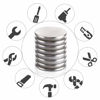 Picture of LOVIMAG Strong Neodymium Disc Magnets with Double-Sided Adhesive Powerful Rare Earth Magnets, Perfect for Fridge, DIY, Building, Scientific, Craft, and Offic, 1.26 inch x 0.08 inch - Pack of 8
