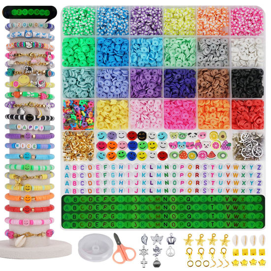 Buy Friendship Bracelet Making Kit Jewelry Making Kit Alphabet Beads Girls  Gift Beads Kit Letter Beads Embroidery Floss Kids Beads Bracelets Online in  India - Etsy