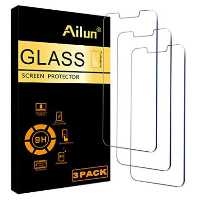 Picture of Ailun Glass Screen Protector for iPhone 14 Plus/iPhone 13 Pro Max [6.7 Inch Display], 3 Pack Case Friendly Tempered Glass