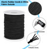 Picture of Elastic String Cord, Selizo 2 Pack Stretchy String for Bracelets, Necklace, Beading, Jewelry Making and Sewing (1.2 MM, 109 Yards, Black & White)
